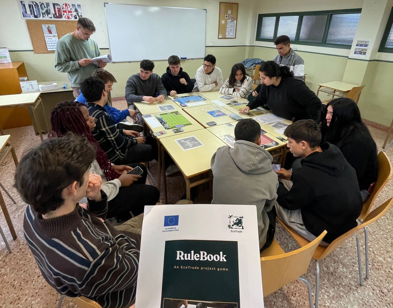 Training activity in Miranda de Ebro: testing the educational board game in practice